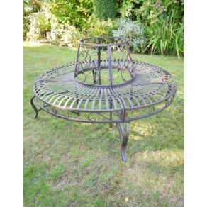 Tree Bench Grey D5672