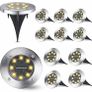 Outdoor Solar Garden Lights 12 Pack (MULTIPLE COLOURS Image 2