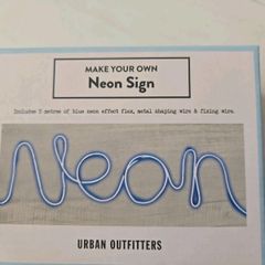 Make Your Own Neon Effect Sign - 3 Metres - Blue