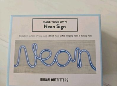 Make Your Own Neon Effect Sign - 3 Metres - Blue