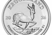 2026 South Africa 1 Rand 1oz Silver Bullion Coin Krugerrand BU. (In Capsule)