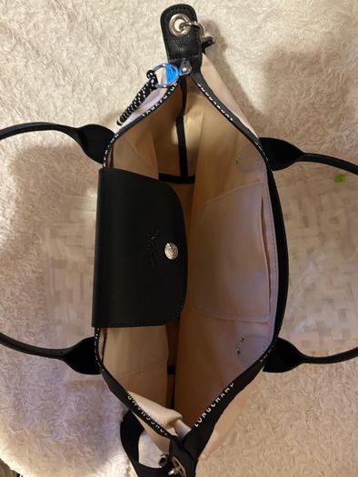 Longchamp le pliage Ebergy bag / light cream / new