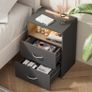 Anthracite nightstand with led lighting Image 2