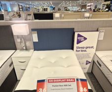 single mattress base and headboard