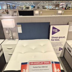 single mattress base and headboard