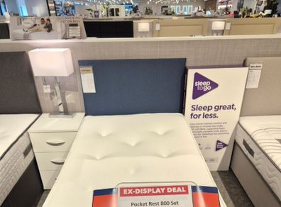 single mattress base and headboard