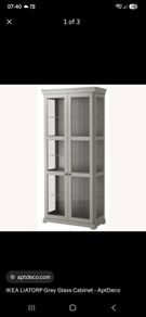 Ikea flat pack display cabinet un assembled