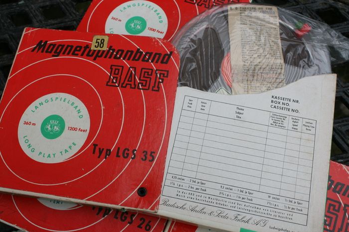 BASF Maghetophonband Typ LGS 26 Reel To Reel 7"