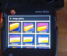 Testo thermal imaging camera with powerflushing