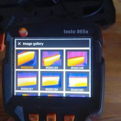 Testo thermal imaging camera with powerflushing