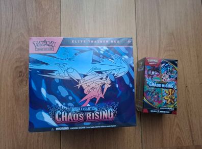 Pokemon TCG Chaos Rising Elite Trainer box + booster bundle