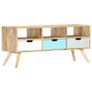 TV Cabinet 110x35x48 cm Solid Mango Wood Image 7