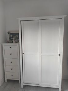 Ikea wardrobe and tall locker