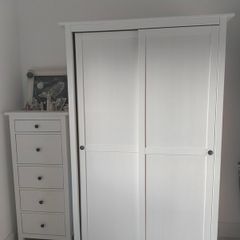 Ikea wardrobe and tall locker