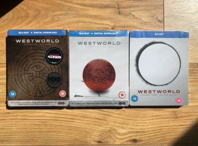 Westworld Seasons 1-3 Blu-ray Steelbooks
