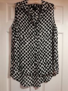 H&M sheer blouse