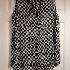 H&M sheer blouse