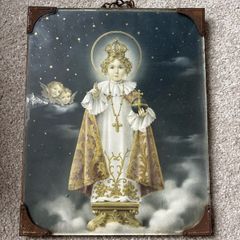 Vintage Infant Jesus of Prague Framed Print