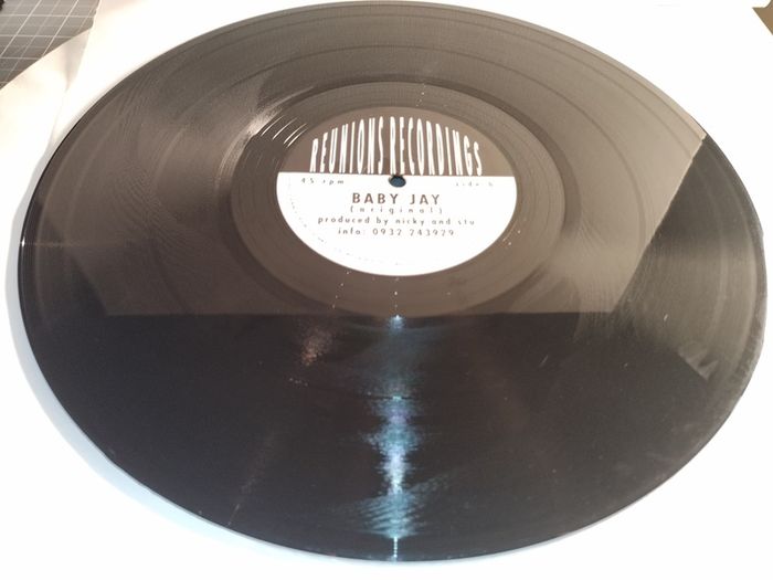 Nicky And Stu - Baby Jay - Reunions Recordings - Hard to find SIDES Banger! Near MINT Condition!