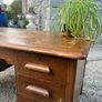 Vintage Mid century oak Abbess desk Image 2