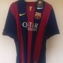 Barcelona Fc Xl Jersey Free Postage Image 2