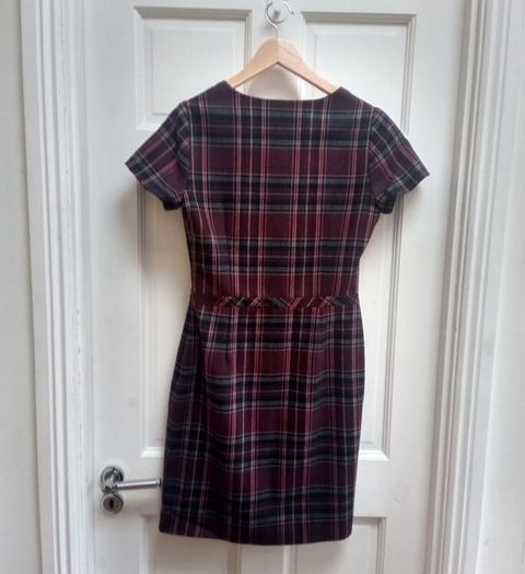 Pepperberry tartan wool smock dress, 10 BNWT