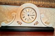 Rare Bone China Royal  Tara HARMONY Mantle Clock