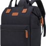 Travel Laptop Backpack, Wide Open Work Bag Lightweight Laptop Bag with USB Charging Port, Anti Theft Business Backpack, Water Resistant School Rucksack Gifts for Men Women (15.6inch Grey/Black) Image 2