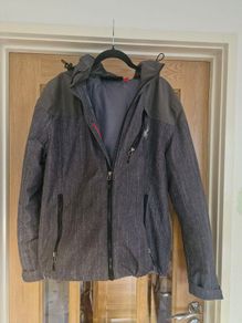 Mens Spyder Jacket Grey Medium