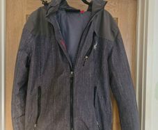 Mens Spyder Jacket Grey Medium
