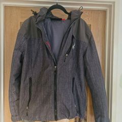 Mens Spyder Jacket Grey Medium