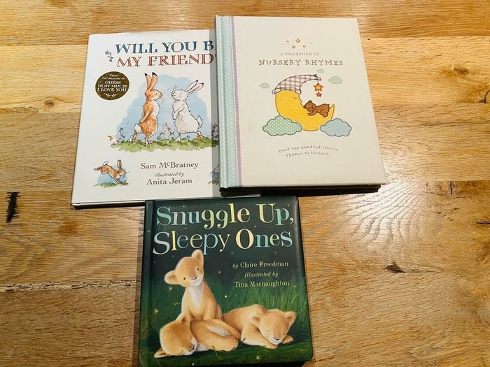 Kids Bedtime Books x3 - Sam McBratney, Nursery Rhymes - 3 Hardbacks