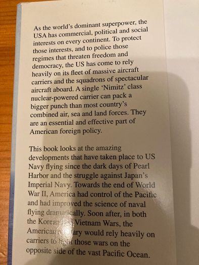Military book: 'Shades Of Blue.US Naval Air Power Since 1941'