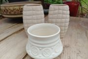Vintage white pottery