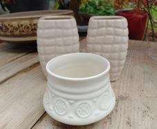 Vintage white pottery