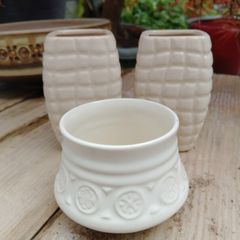 Vintage white pottery