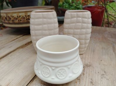Vintage white pottery
