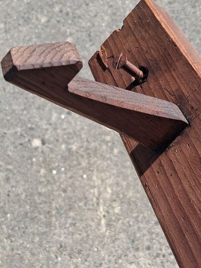 Art Nouveau Wooden Coat Rack