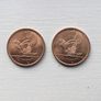 Coins - Eire Uncirculated 1968 Pennies X 2 Image 2