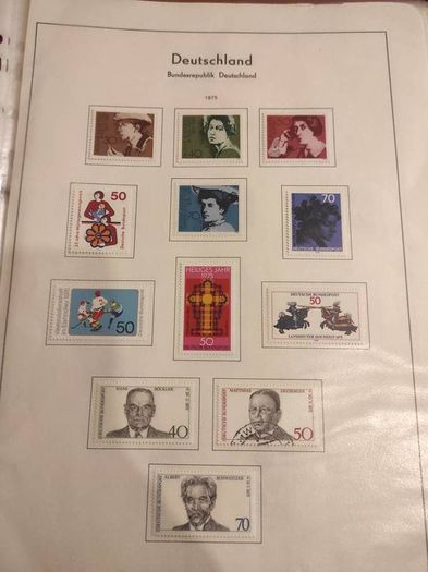 GERMANY 1975-82 album with stamps