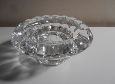 Glass/crystal candle holder