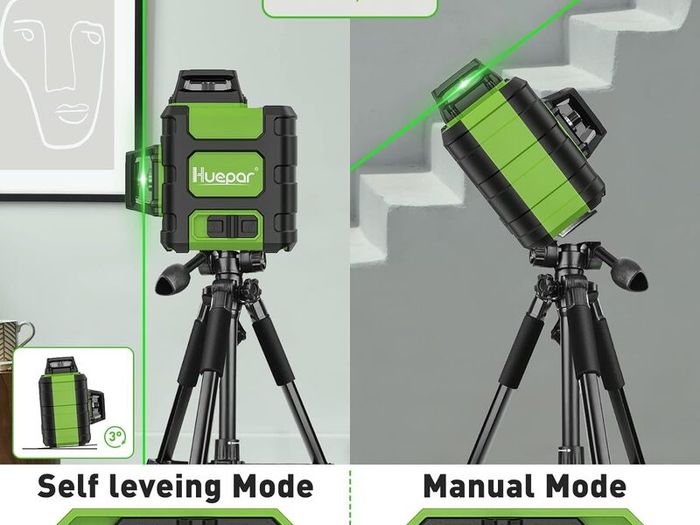 New Huepar 12 lines 3D green laser level
