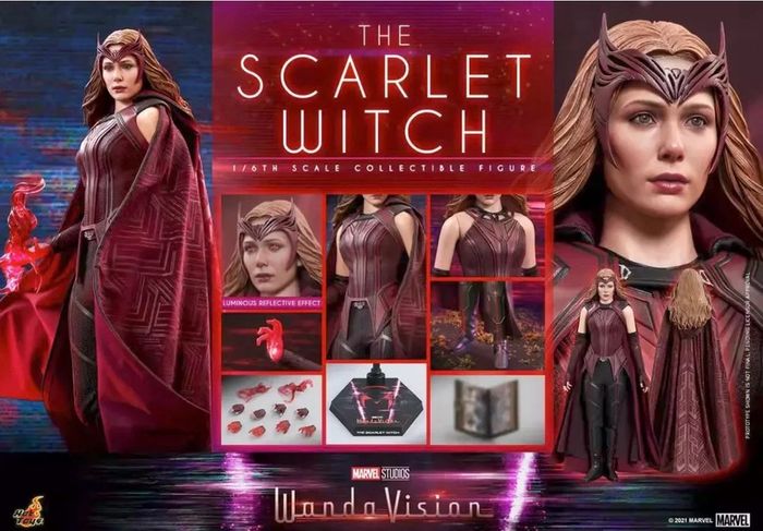 Hoy toys Scarlet witch marvel RARE Elizabeth Olsen