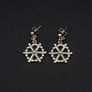 Sterling Silver Bead Design Drop Earrings Image 10