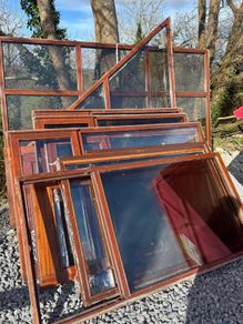 Teak Double glazed windows