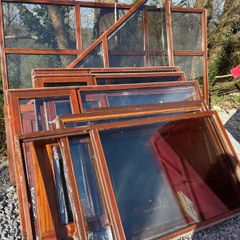 Teak Double glazed windows
