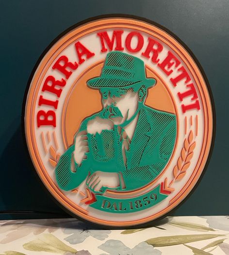 Birra Moretti Lightbox