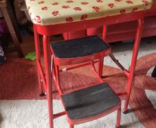 High Chair / Stepstool With Folding Ladder