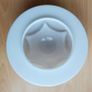 Peill and Putzler  1970's Germany  "Water Lilly" or "Seerose" shaped white opaline glass wall light Image 3
