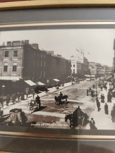 Set Of 2 Photo Of Old Limerick The Quays. Limerick.5297.w.l. And George St. Limerick.3287.ma